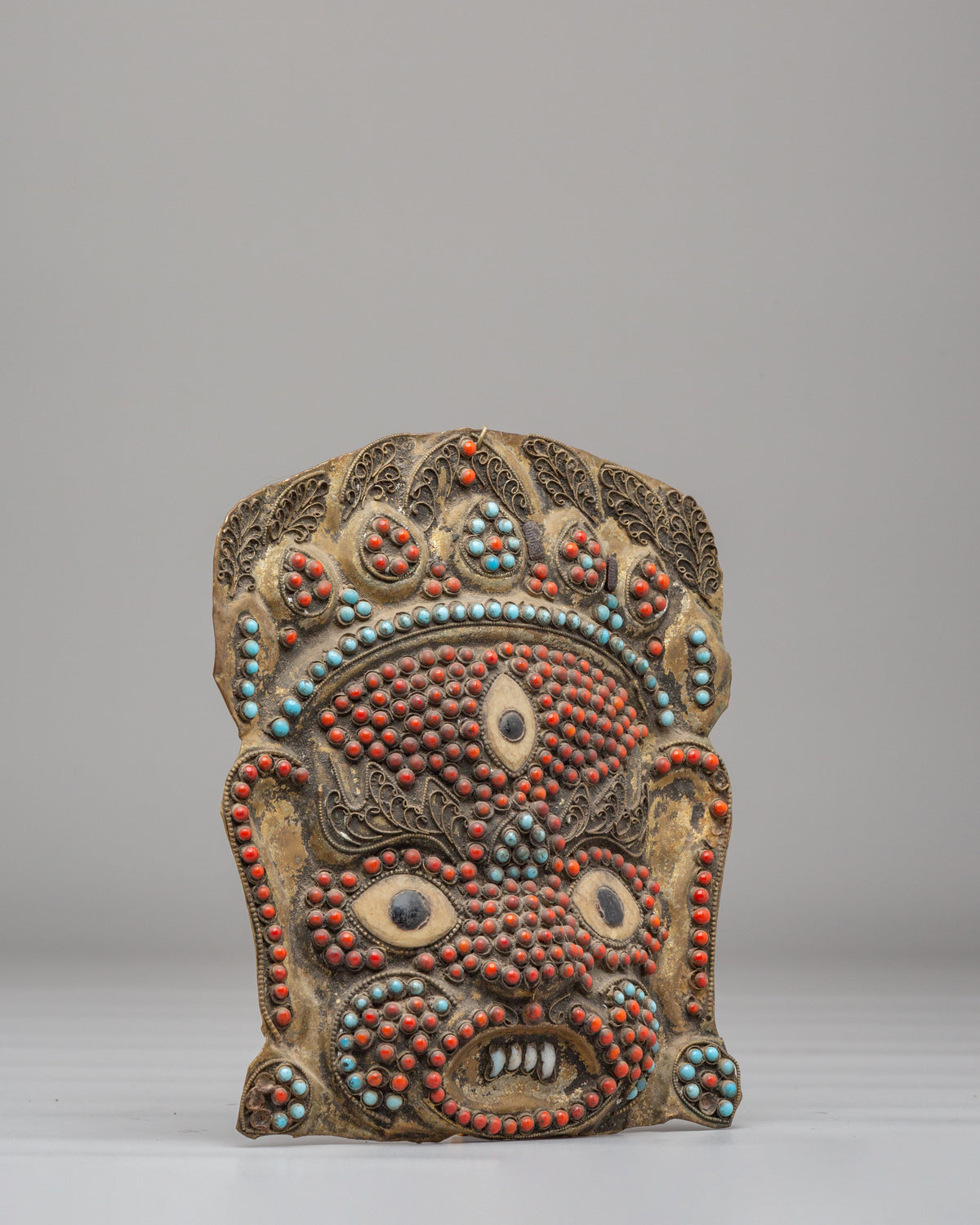 Mahakala Protector Wall Hanging | Handcrafted Decorative Artwork