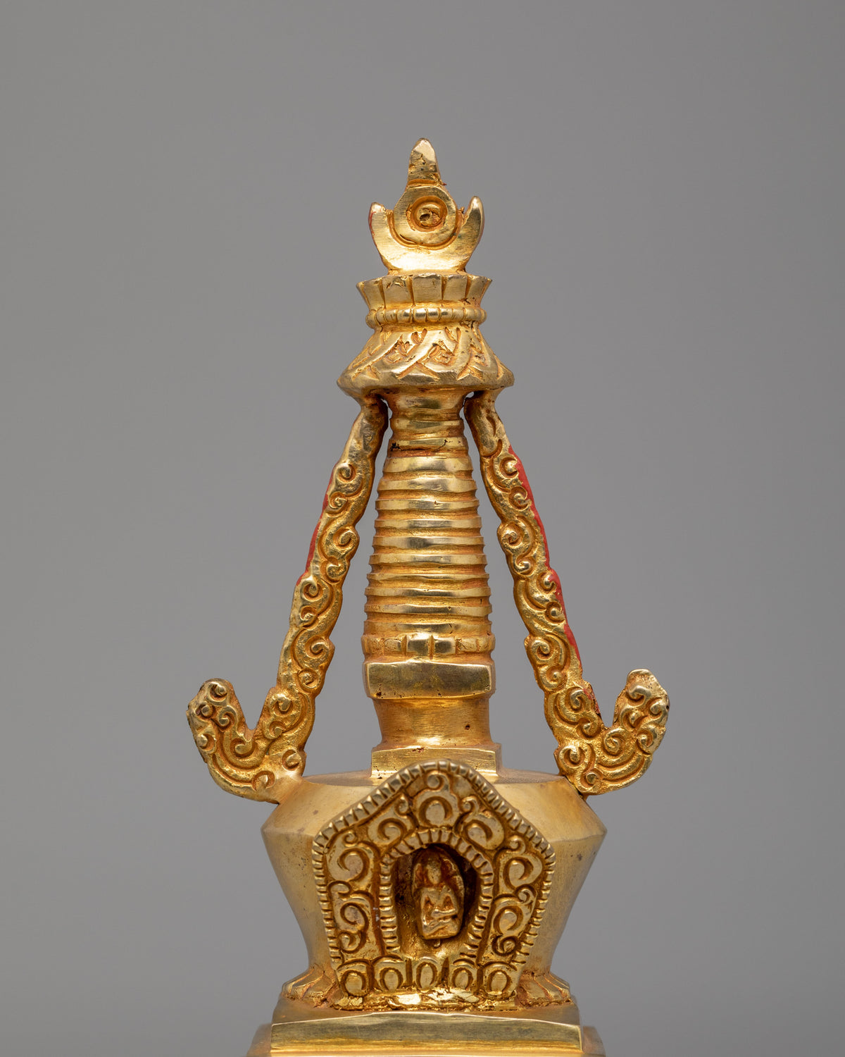 Traditional Tibetan Enlightenment Chorten | Symbolic Spiritual Monument