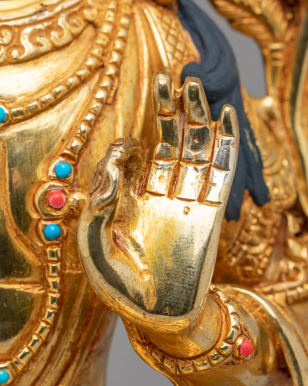Himalayan Buddhist Manjushri Sculpture | Bodhisattva of Transcendent Wisdom