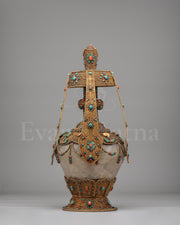 Tibetan Buddhist Long Life Ritual Vase 