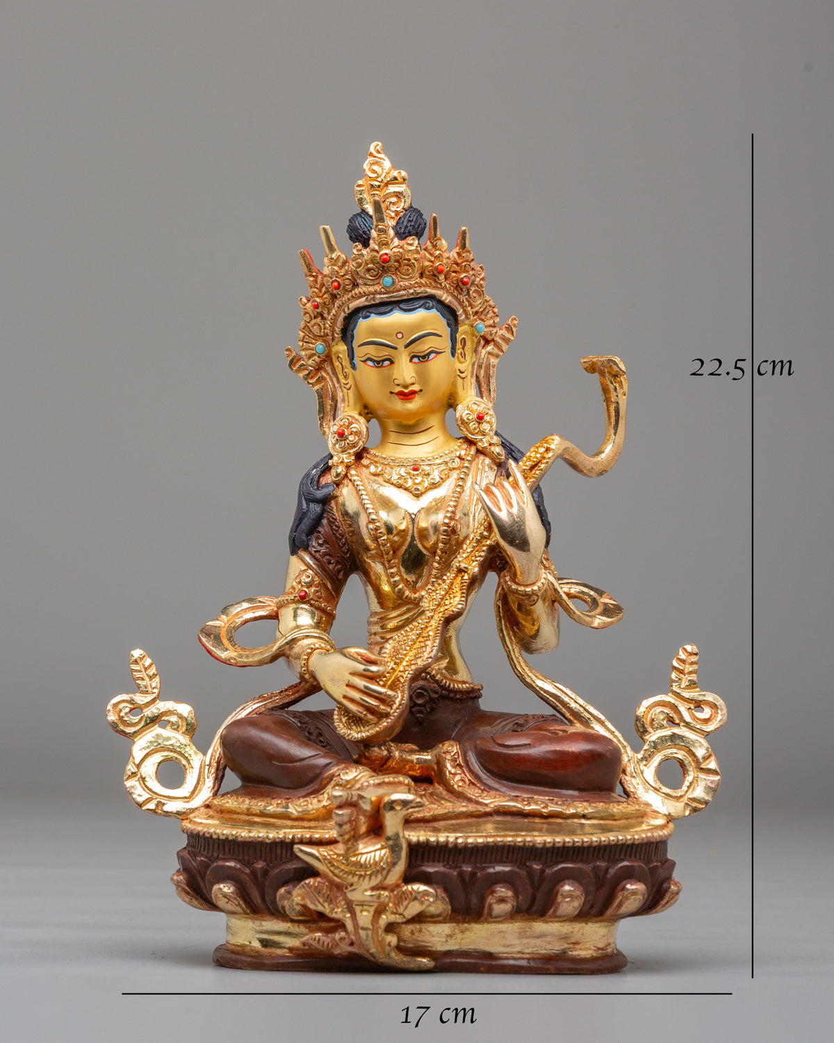 Sacred Saraswati Goddess Statue | Sacred Hindu Deity Sculpture