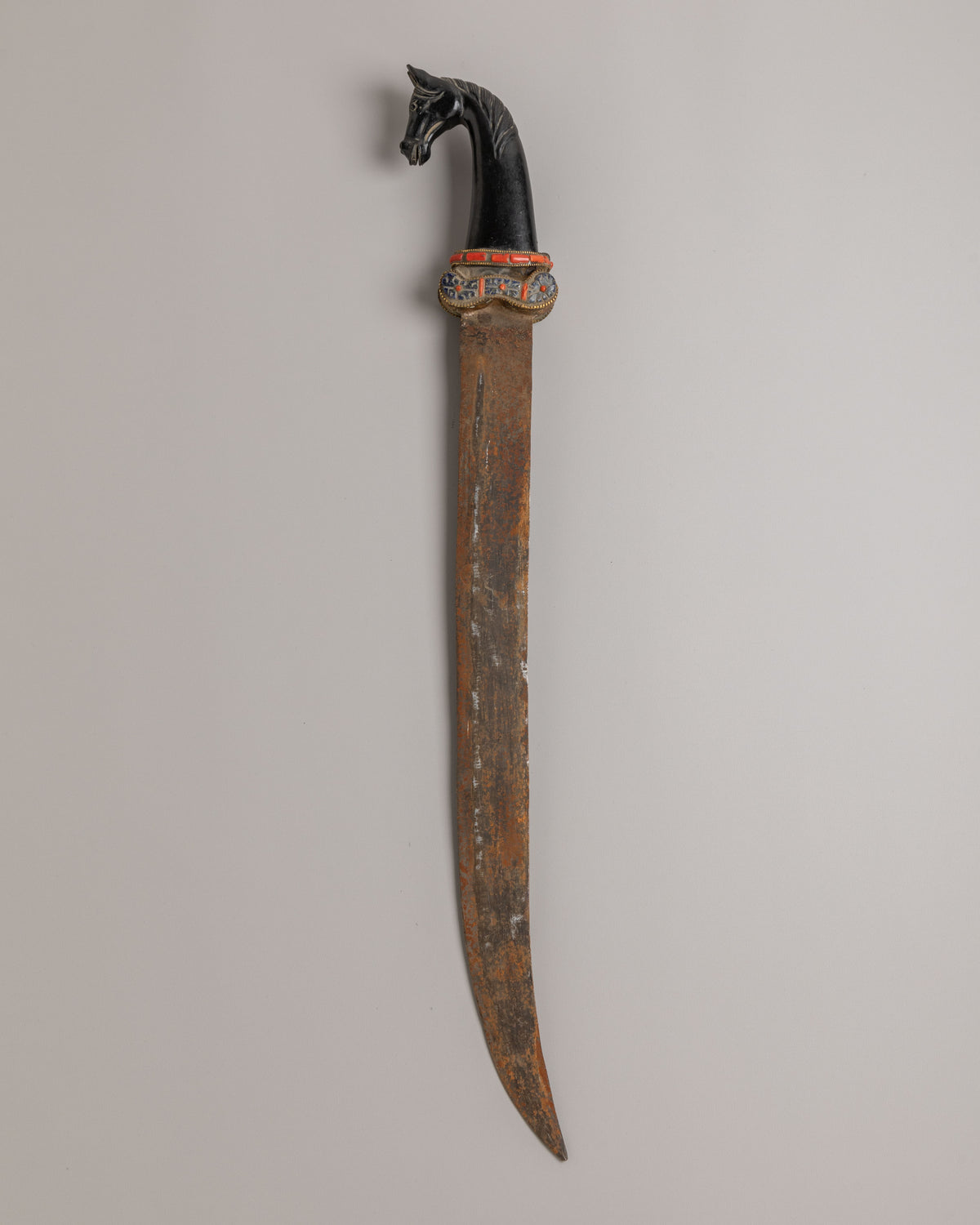 Tibetan Sword With Decorative Scabbard | Traditional Himalayan Sword Art