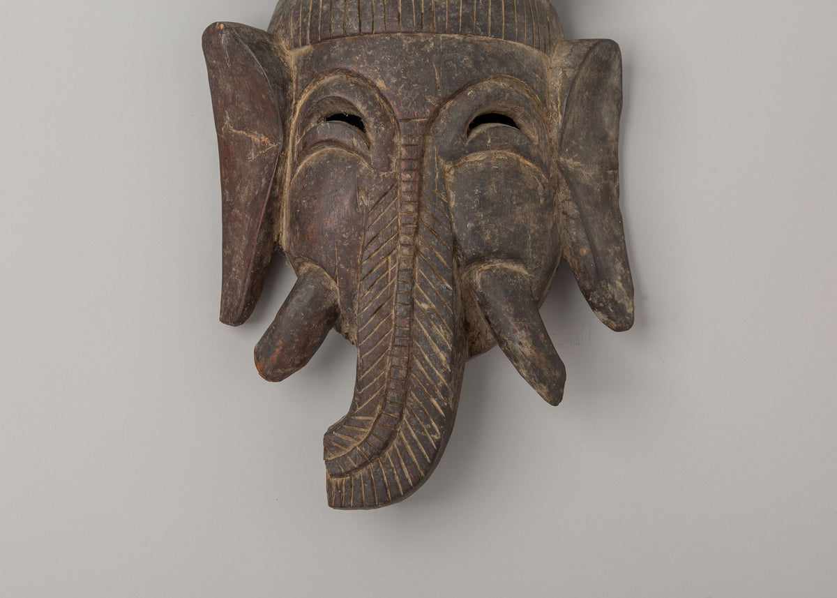 Wooden Ganesha Wall Decor | Traditional Home Artwork