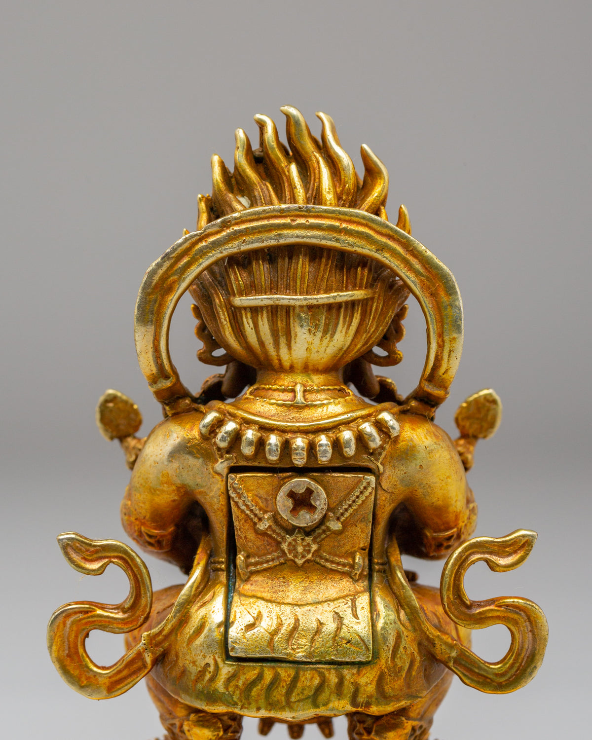Shakya Mahakala Buddhist Protector Statue | Tibetan Wrathful Deity Figurine