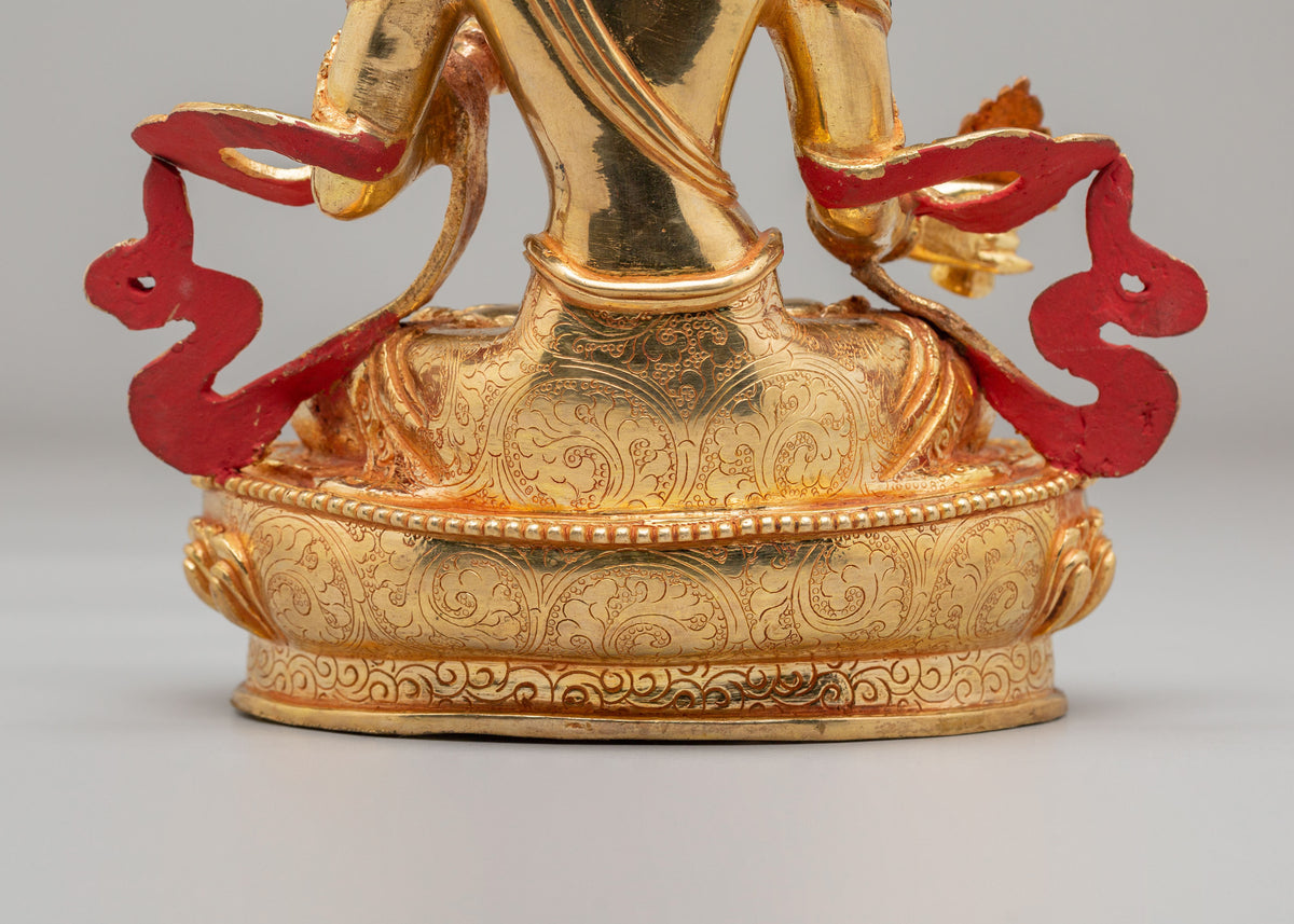 Himalayan Dukar Altar Sculpture | Tibetan Protector Deity Figurine