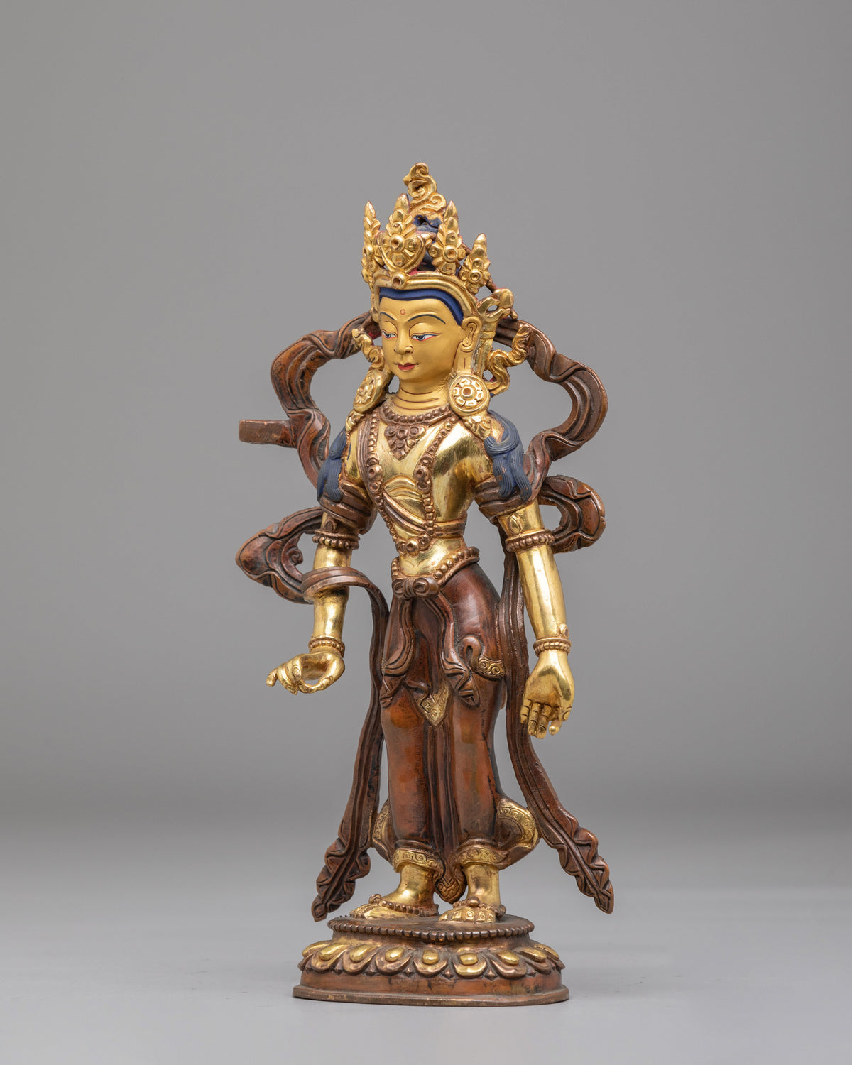 Sacred Green Tara Standing Statue | Divine Feminine Energy