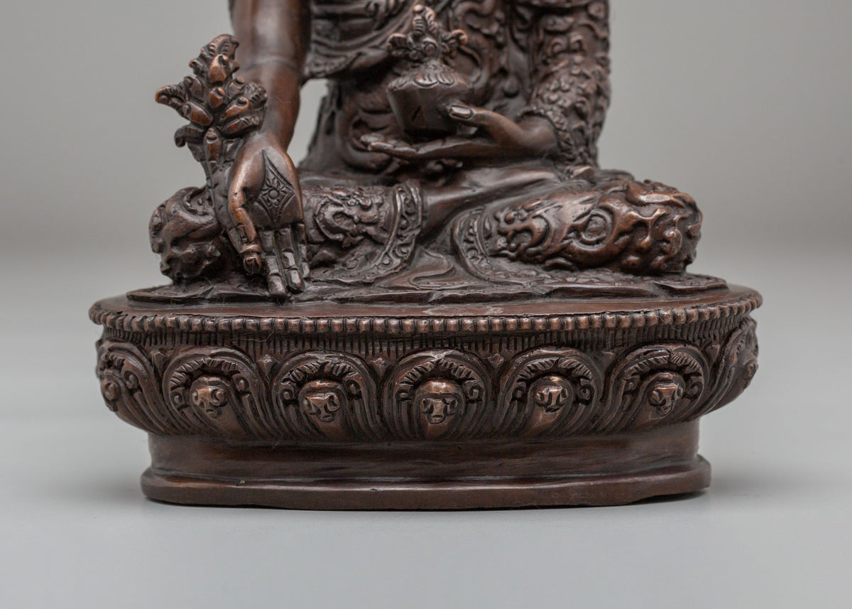 Medicine Buddha Home Shrine Statue | Spiritual Decorative Artwork