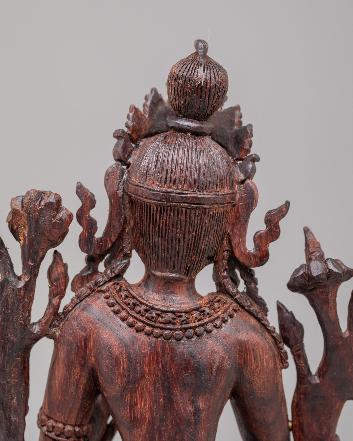 Handcarved Green Tara Altar Statue | Buddhist Goddess of Compassion
