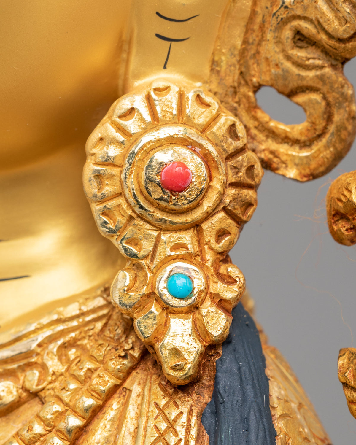 Himalayan Buddhist Manjushri Sculpture | Bodhisattva of Transcendent Wisdom