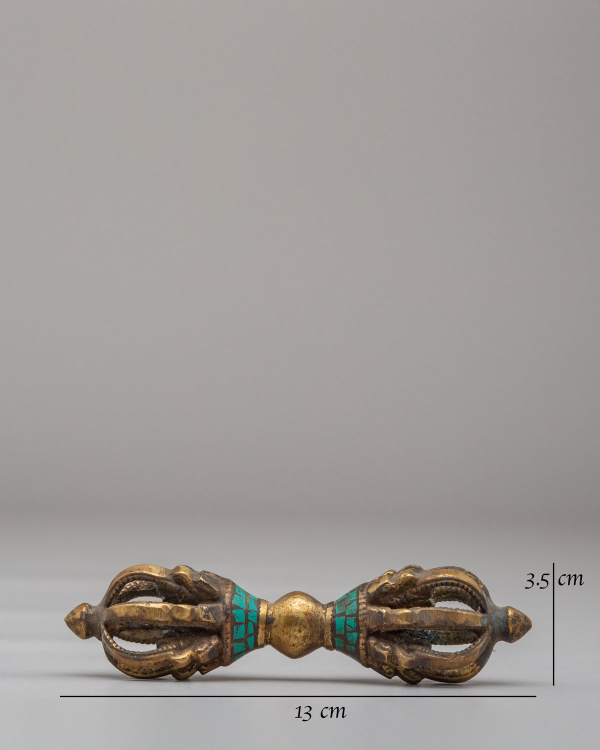 Vajra For Buddhist Ceremony | Brass Dorje Ritual Tool
