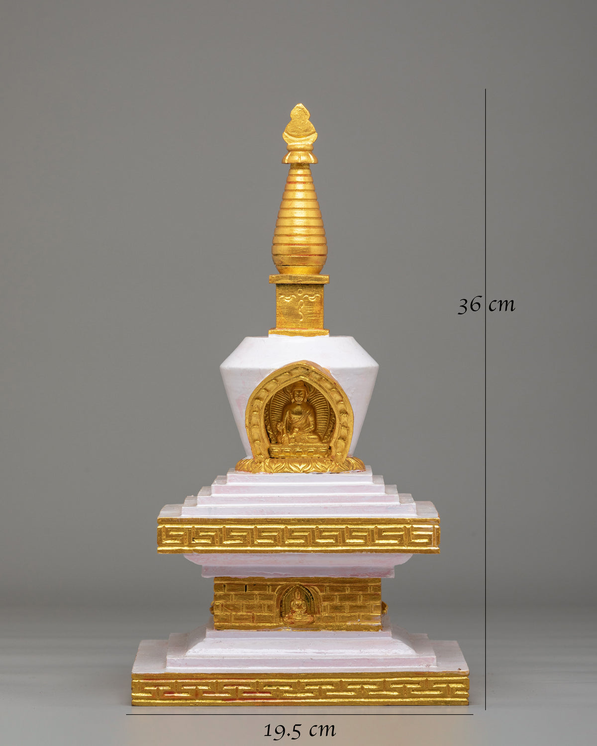 Buddhist Enlightenment Stupa for Altar | Sacred Tibetan Spiritual Art
