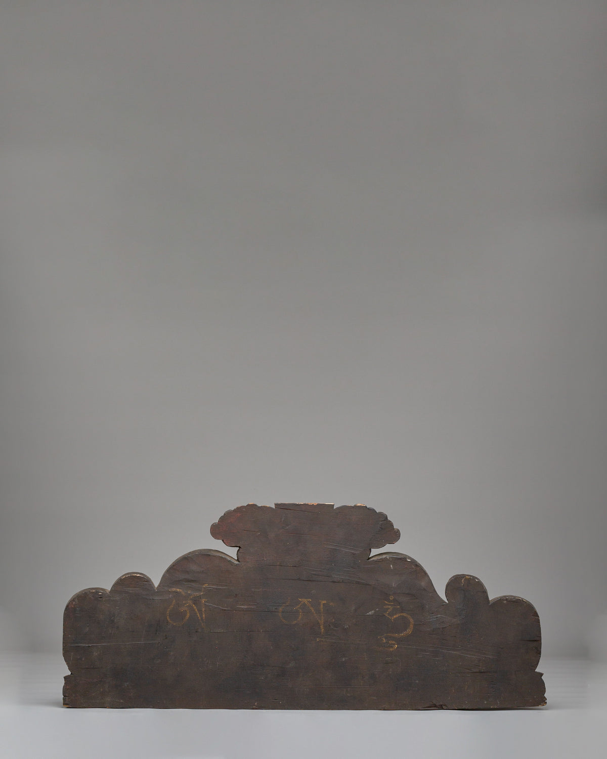 Handcrafted Cheppu Wall Decor | Wooden Buddhist Artwork