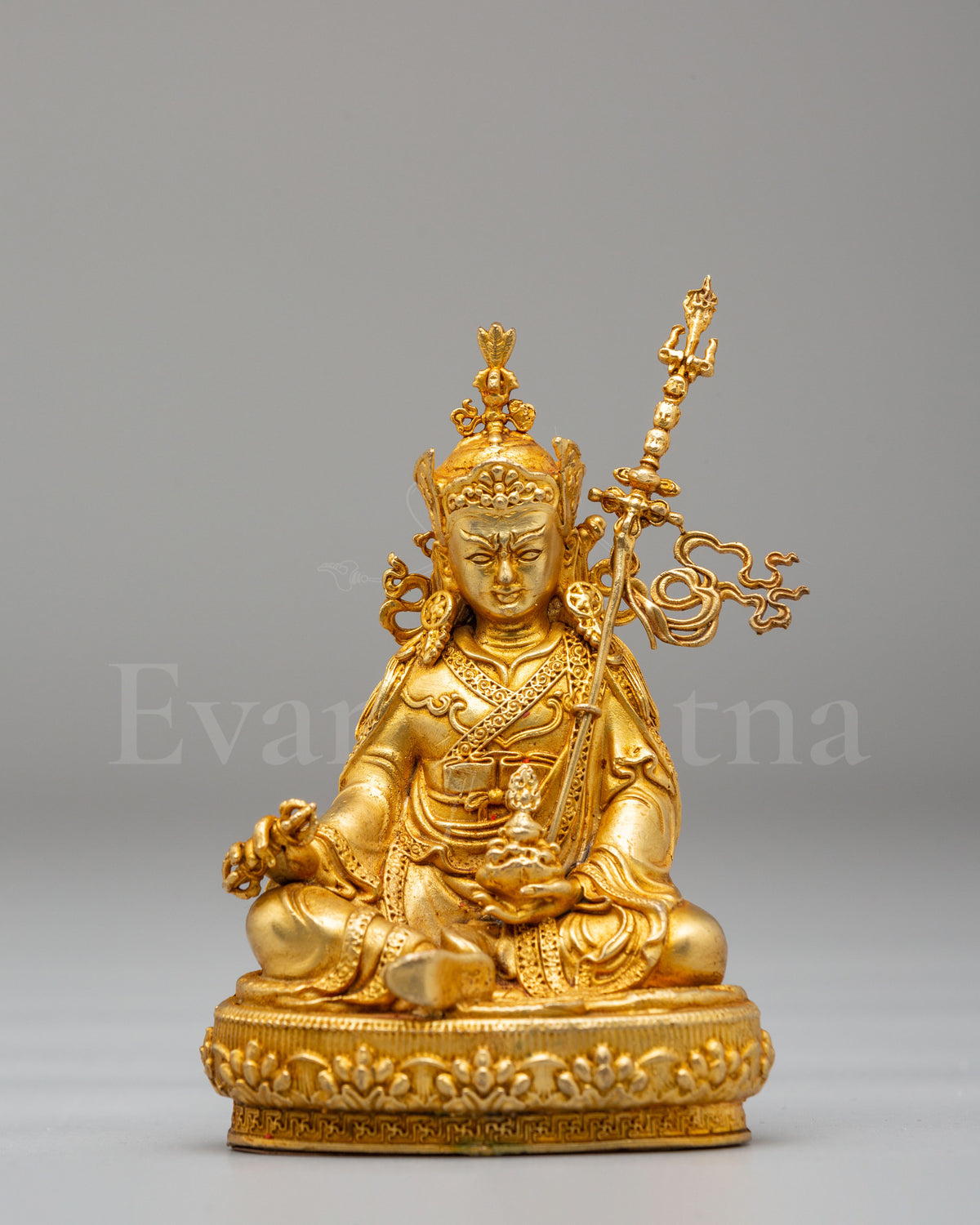 Guru Rinpoche Tibetan Buddhist Statue    