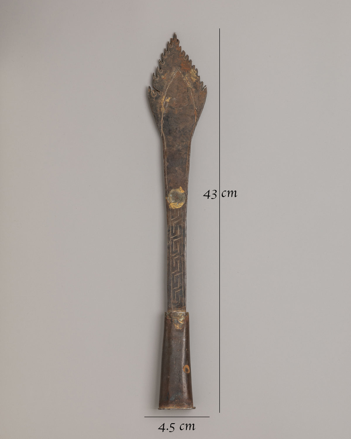 Himalayan Buddhist Ceremonial Sword | Traditional Iron Ritual Blade