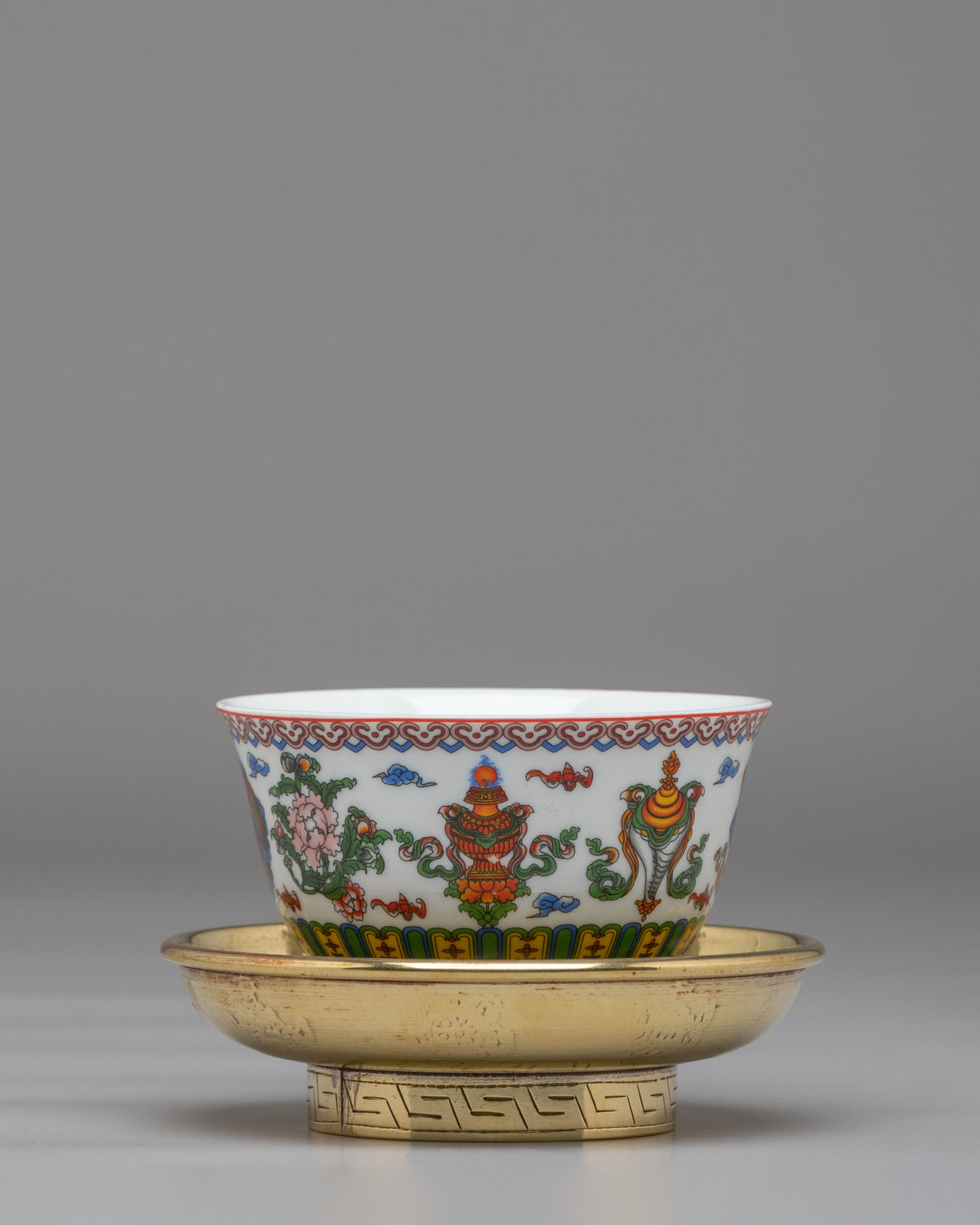 Traditional Tea Cup Holder Set | Handcrafted Himalayan Tea Pot