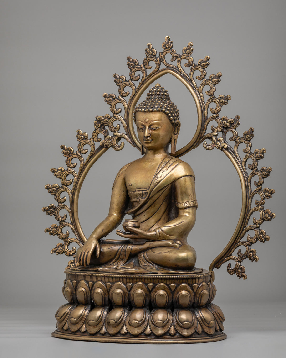 Shakyamuni Buddha Sacred Buddhist Statue | Handcrafted Figurine for Altar Decor
