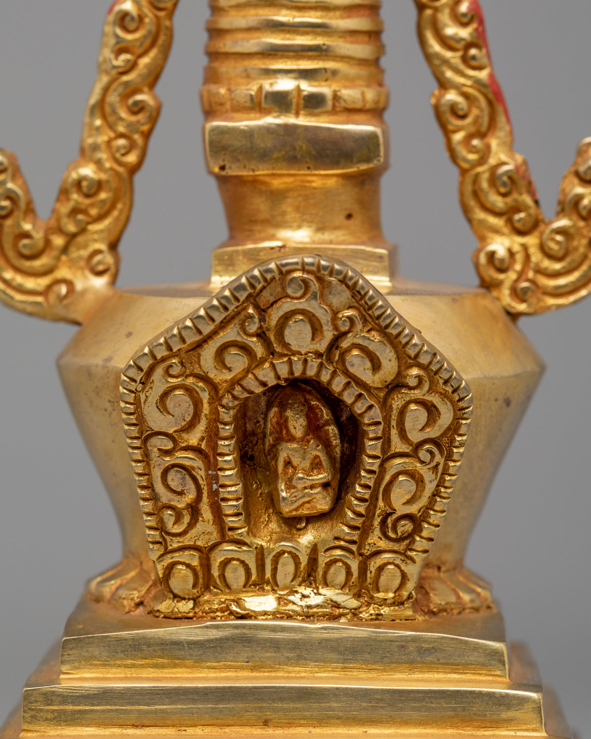 Traditional Tibetan Enlightenment Chorten | Symbolic Spiritual Monument