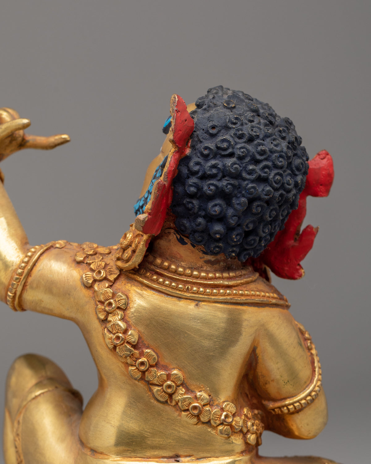 Mahasiddha Virupa Sculpture | Handcrafted Tibetan Artwork