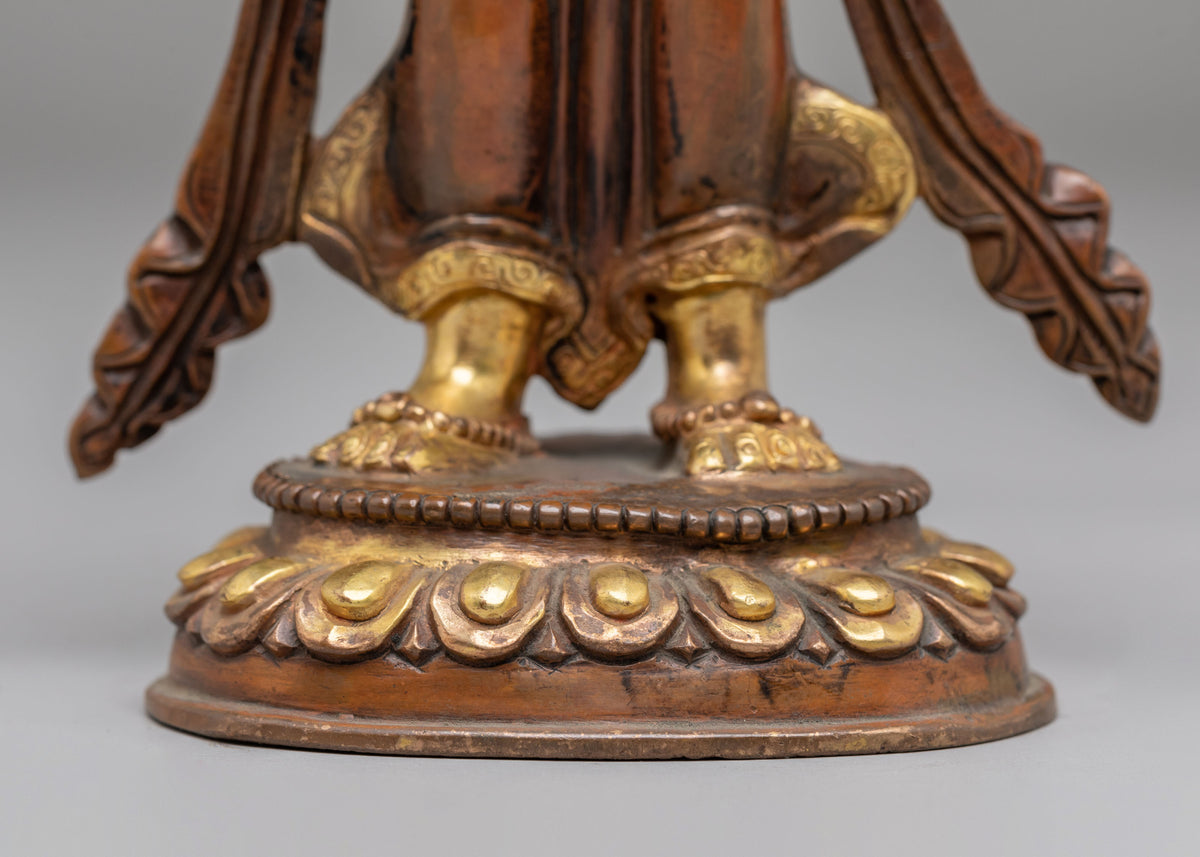 Sacred Green Tara Standing Statue | Divine Feminine Energy