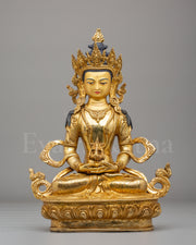Sacred Amitayus Buddhist Sculpture 