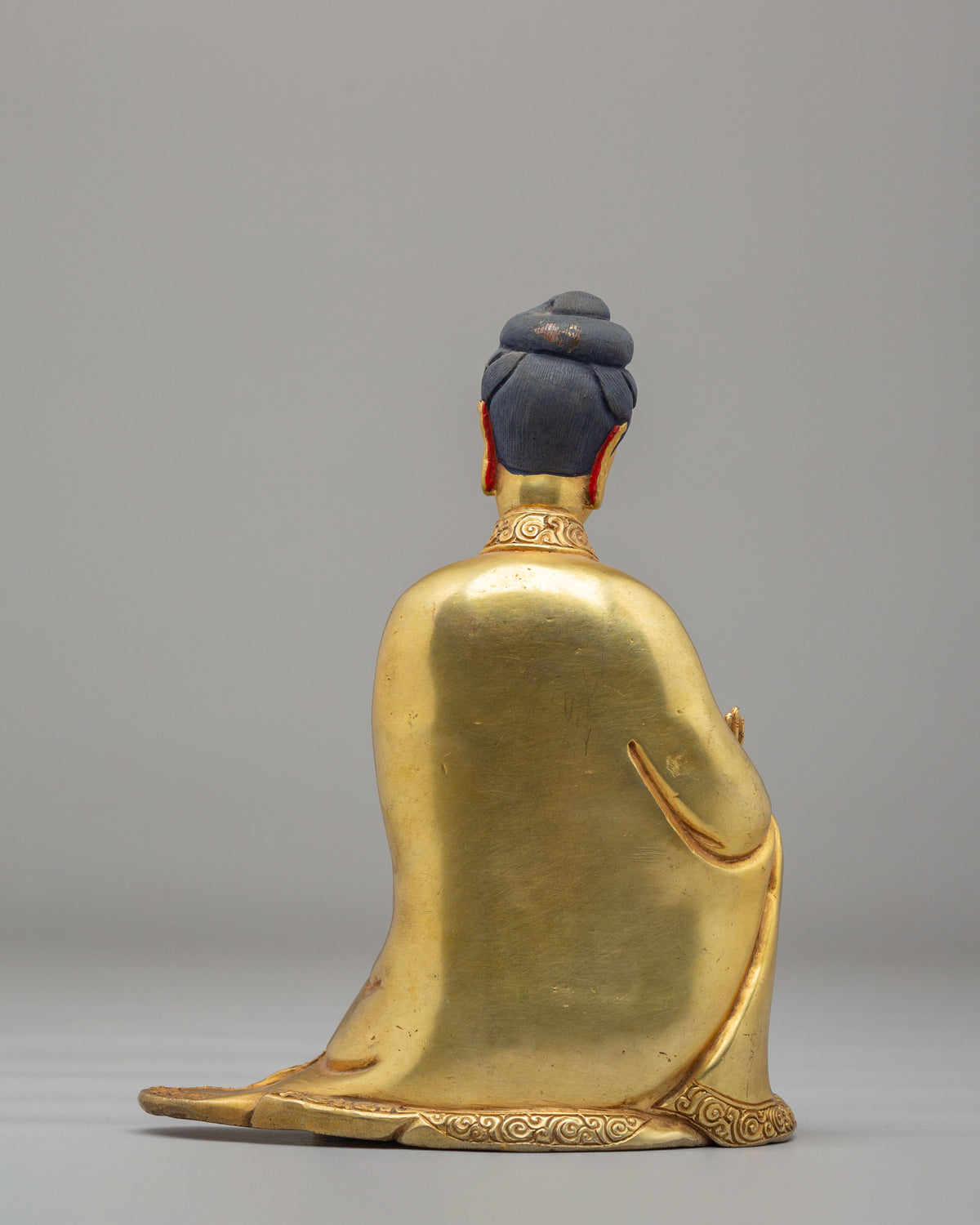 Buddhist Shrine Guanyin Sculpture | Gold Plated Buddhist Artwork