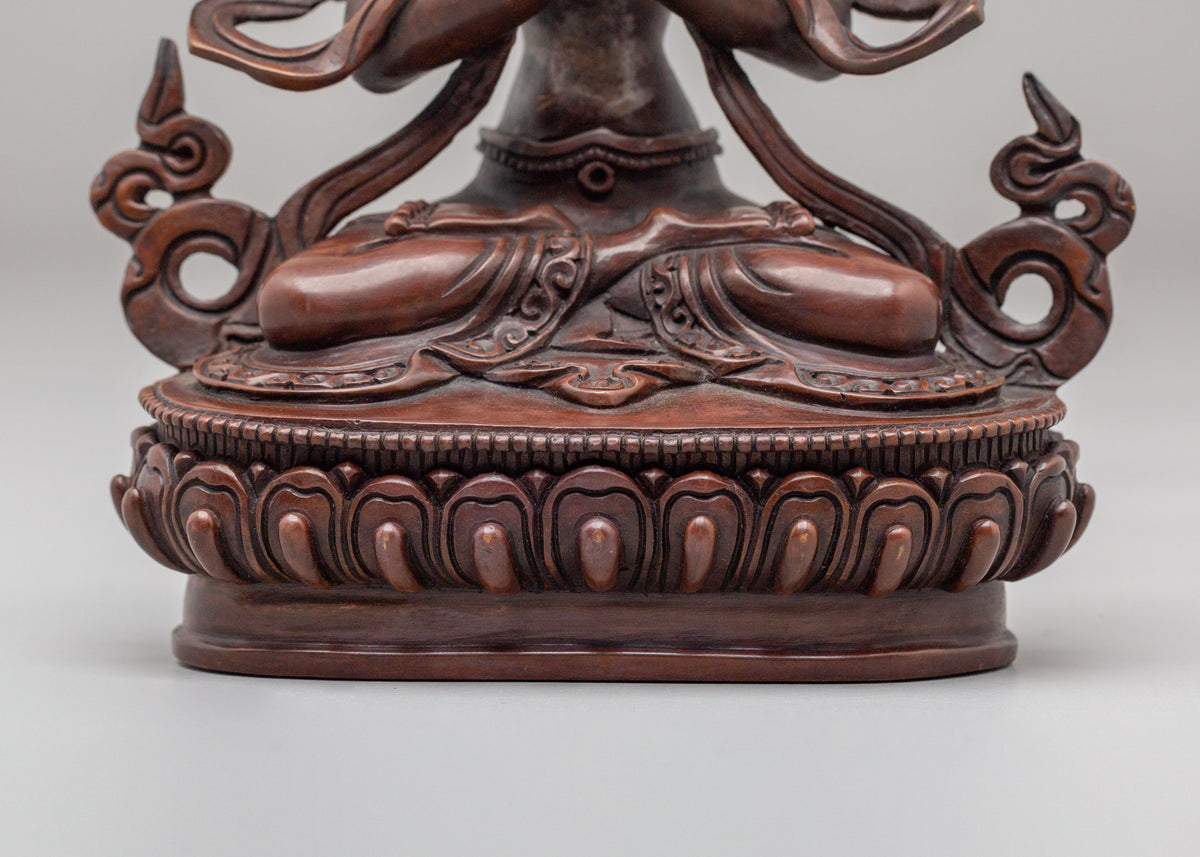 Tibetan Vajradhara Buddha Statue | Sacred Sculpture for Altar Space