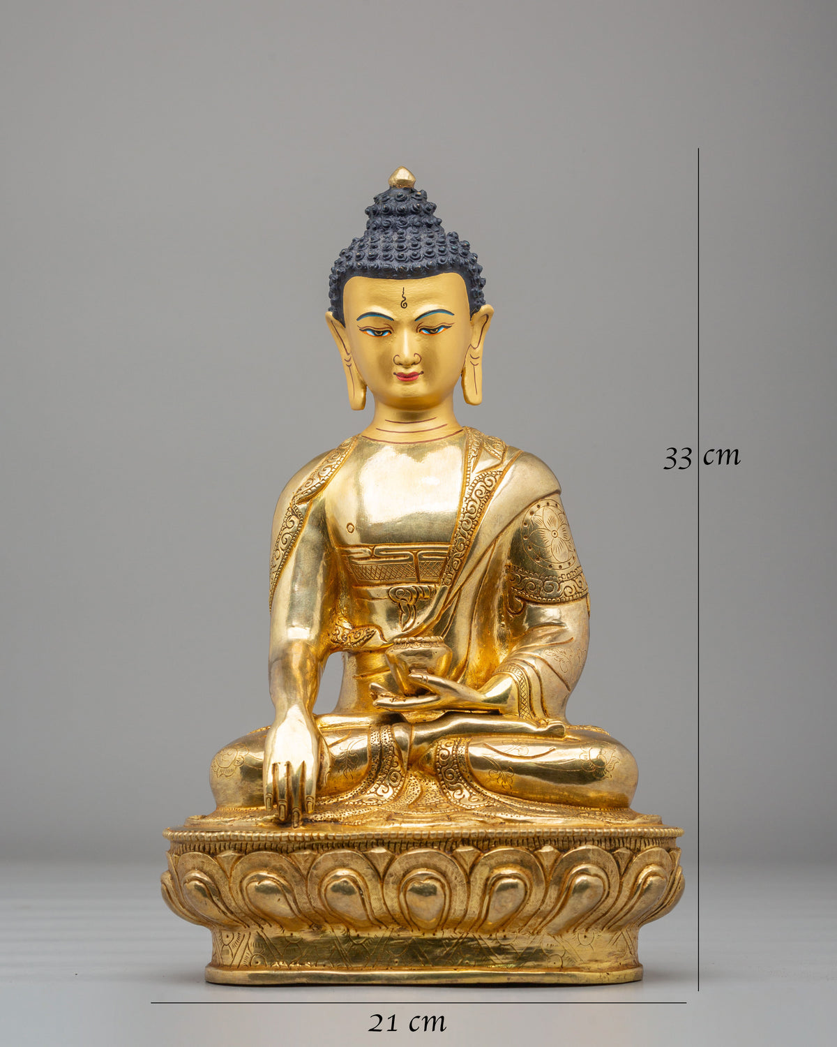 Historical Gautama Buddha Statue | Himalayan Artwork for Spiritual Practice