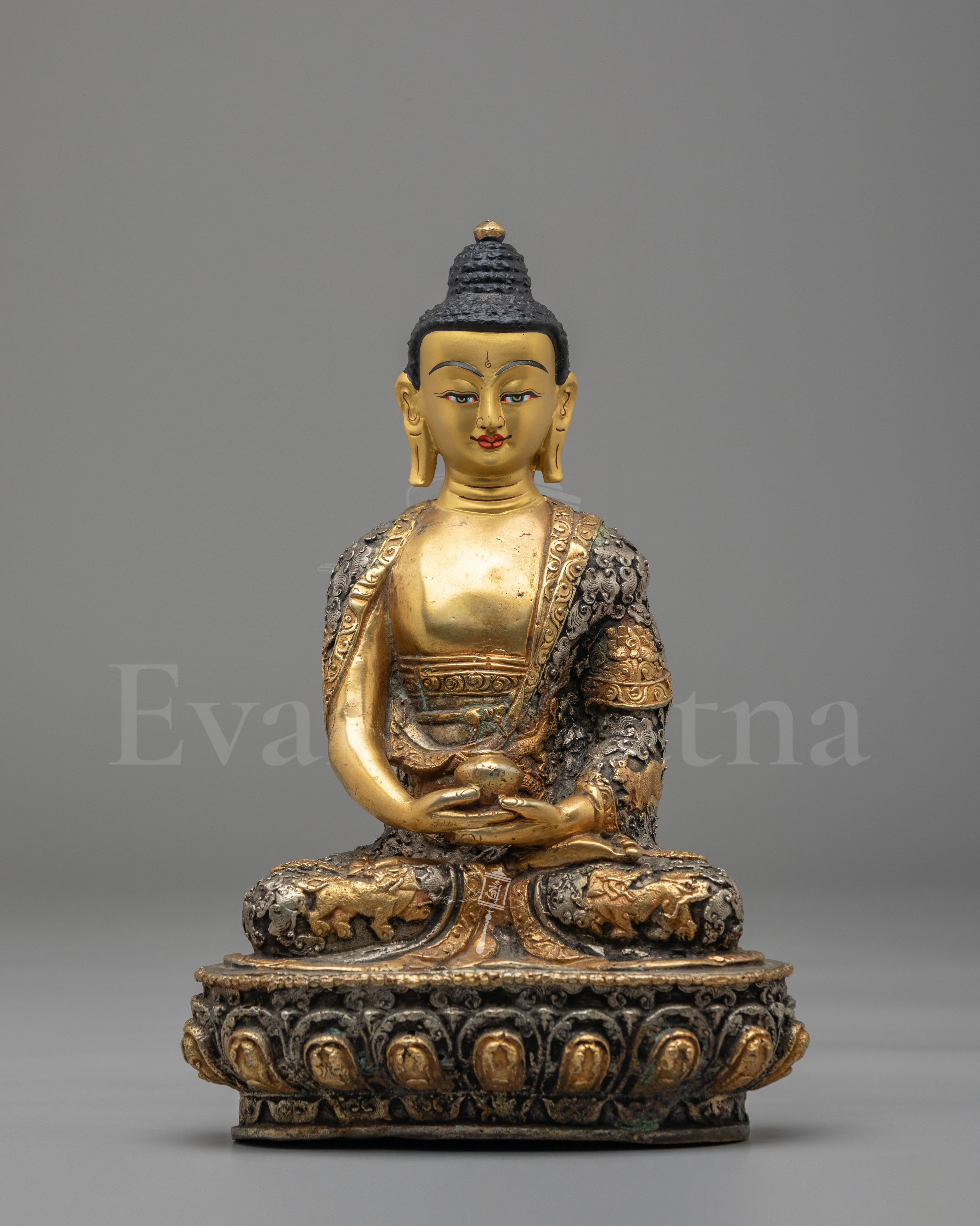 Traditional Tibetan Amitabha Sculpture  