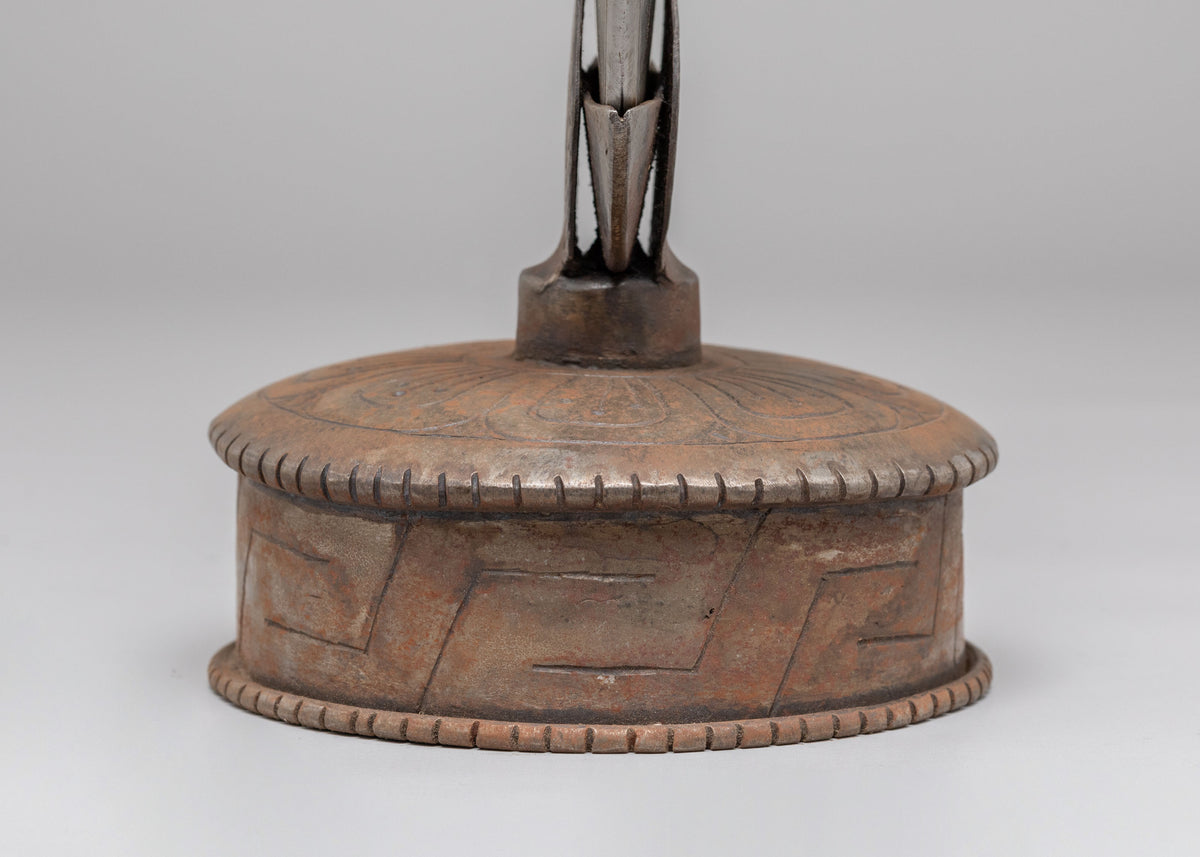 Handcrafted Kartika Knife With Stand | Sacred Ritual Dagger