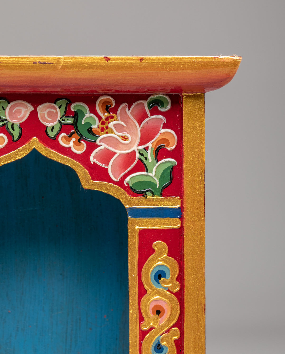 Buddhist Shrine Altar Box | Sacred Offering Storage Chest