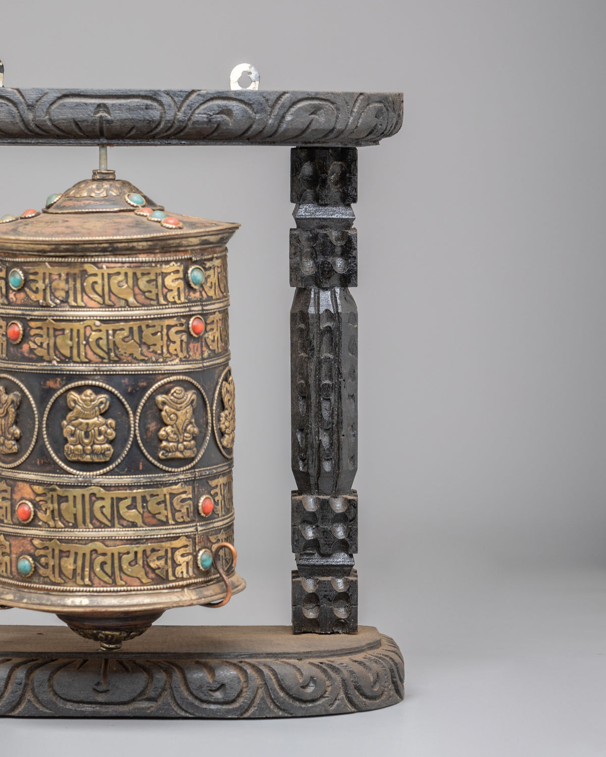 Tibetan Prayer Wheel for Buddhist Practice | Shrine Buddhist Artwork