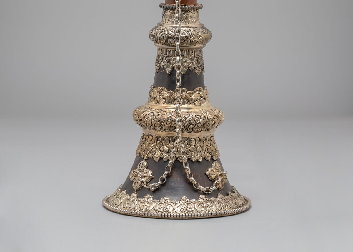 Vajrayana Gyaling Ritual Set | Sacred Tibetan Buddhist Instrument