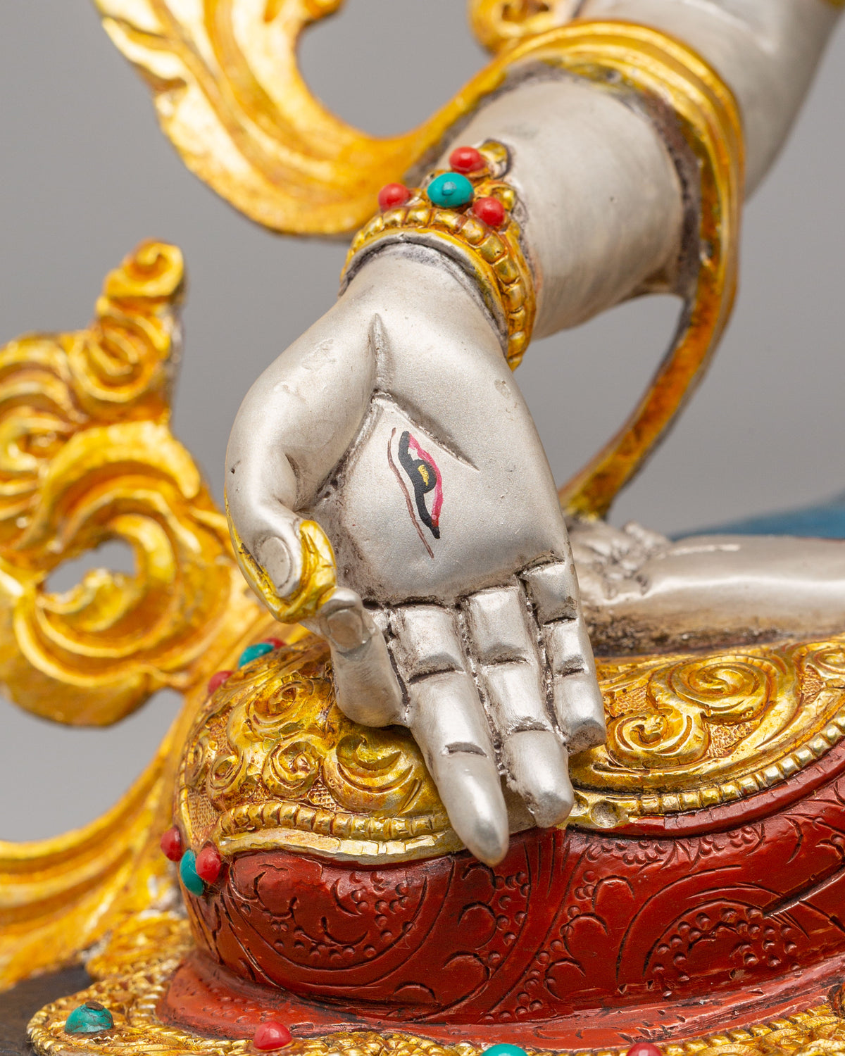 White Tara Buddhist Compassion Statue | Sacred Buddhist Artwork