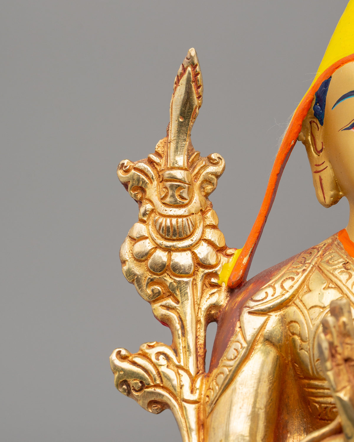 Lama Je Tsongkhapa Sculpture | Himalayan Tibetan Artwork