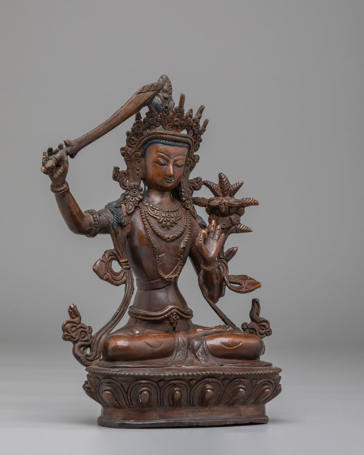 Sacred Manjushri Wisdom Buddha Statue | Symbol of Enlightenment