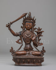 Sacred Manjushri Wisdom Buddha Statue 