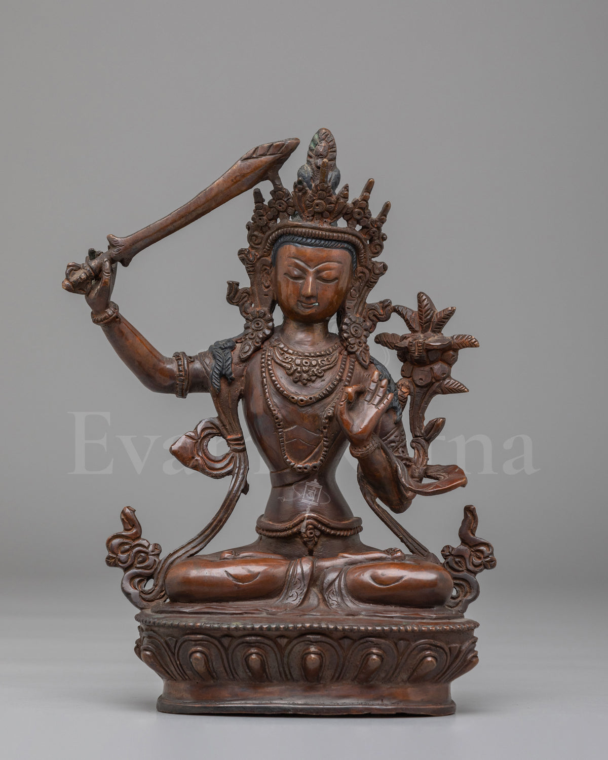Sacred Manjushri Wisdom Buddha Statue 