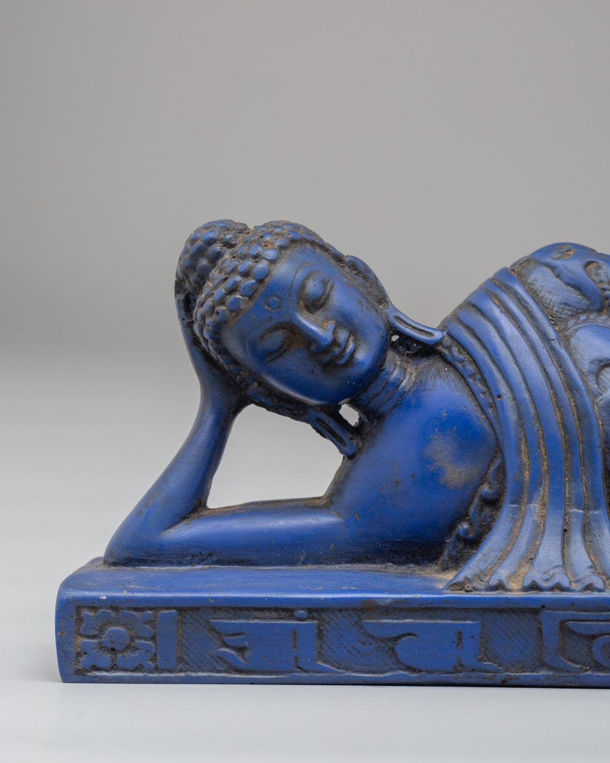 Handcrafted Reclining Buddha Statue | Himalayan Shrine and Meditation Art