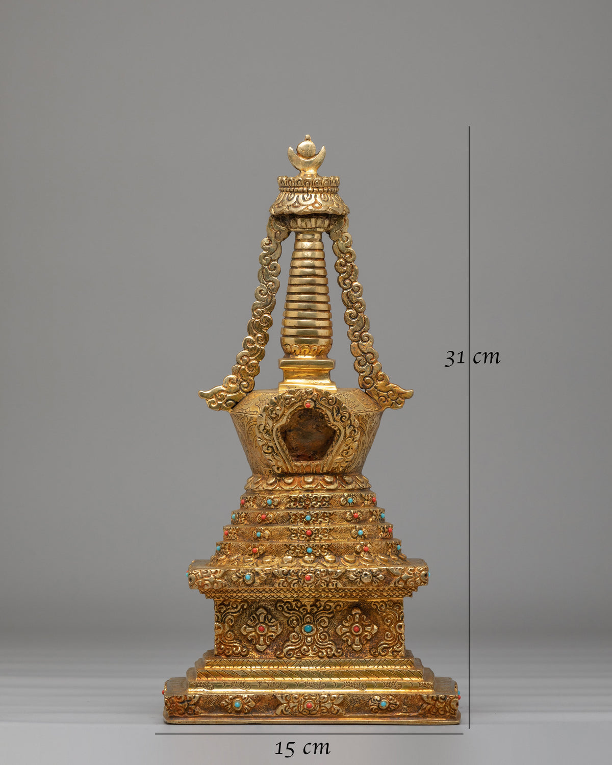 Traditional Tibetan Shrine Stupa | Namgyal Chorten Stupa