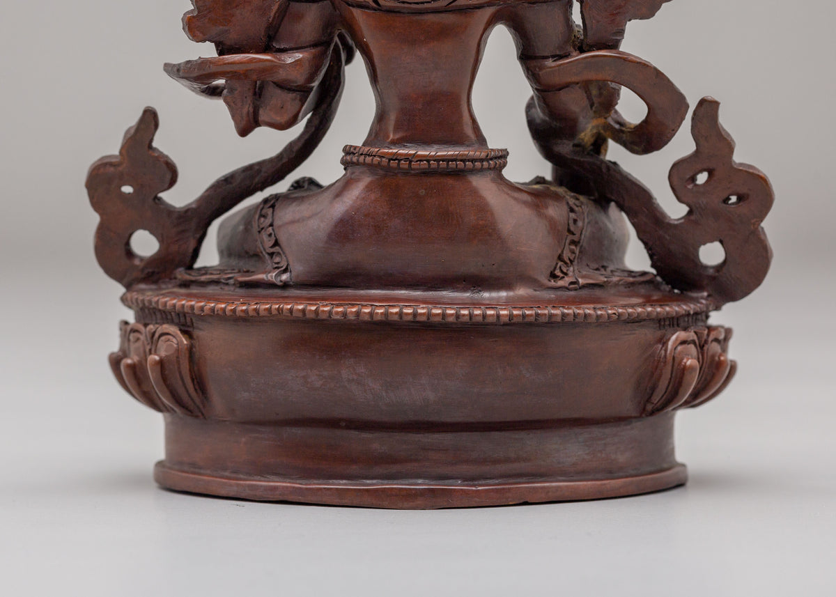 White Tara Meditation Statue | Tibetan Healing Deity Artwork