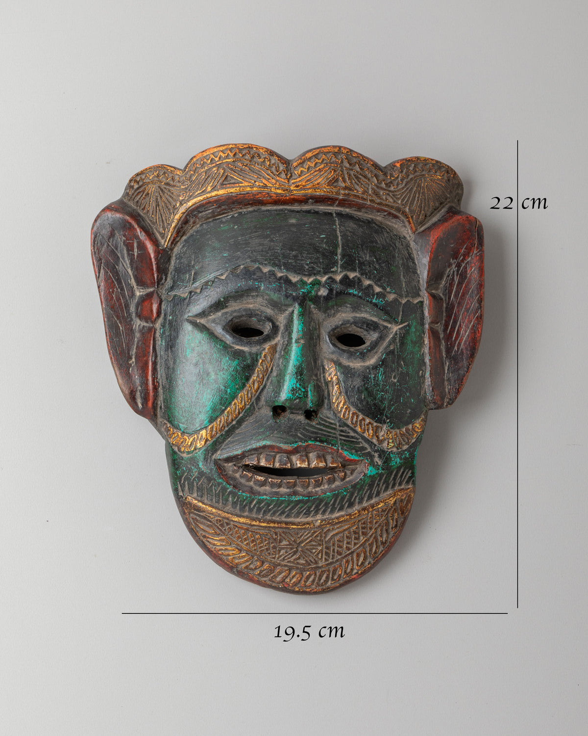 Decorative Art Mask Wall Hanging | Spiritual Home Decor