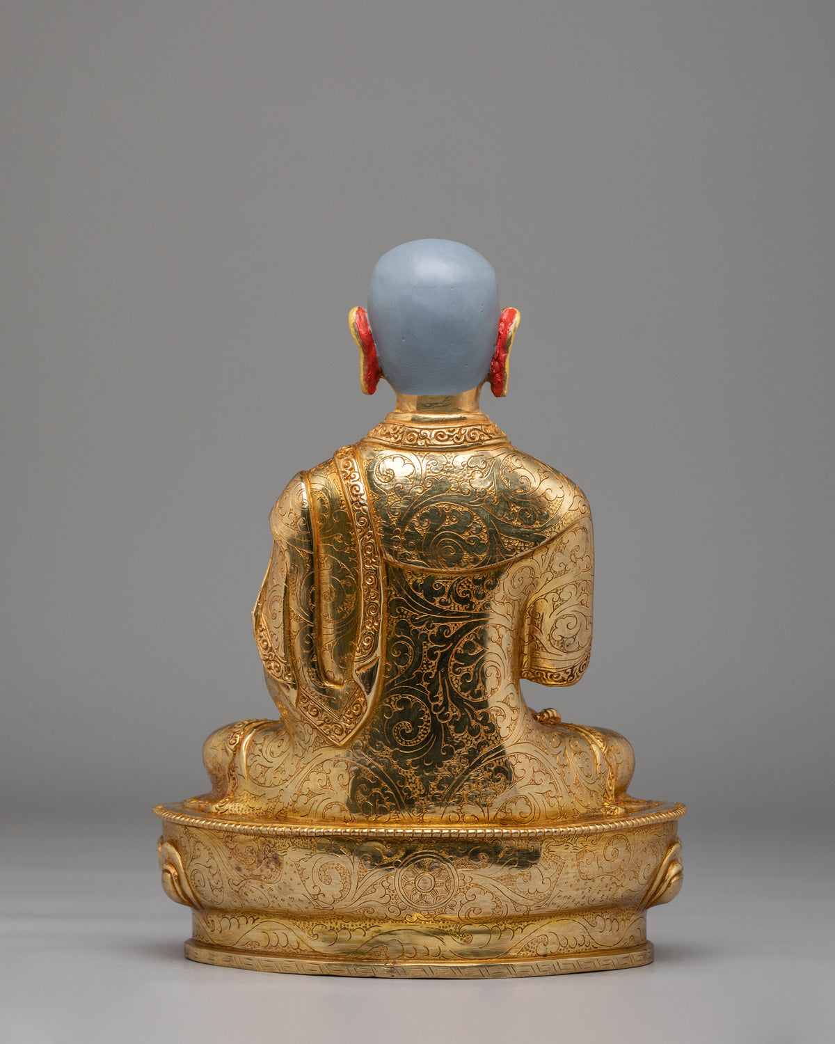 Tibetan Buddhist Tsongkhapa Statue Set | Gelug Lineage Masters