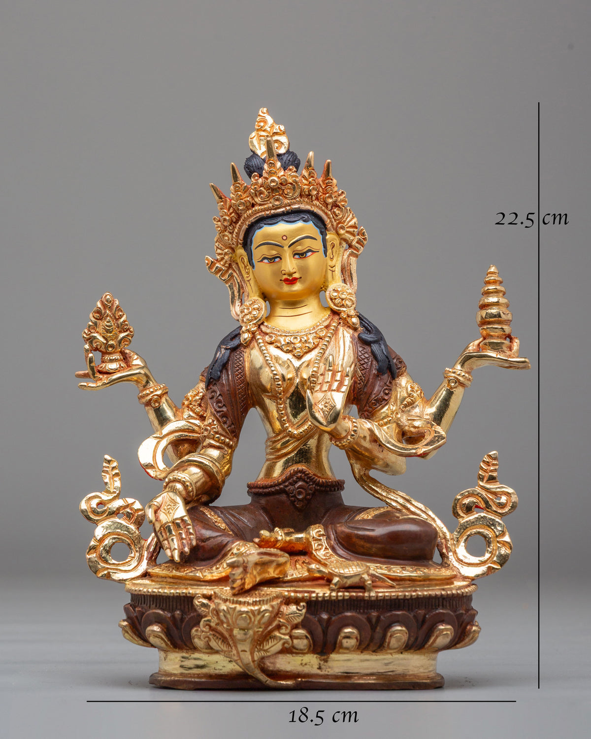 Handcrafted Lakshmi Sculpture | Sacred Altar Home Decor