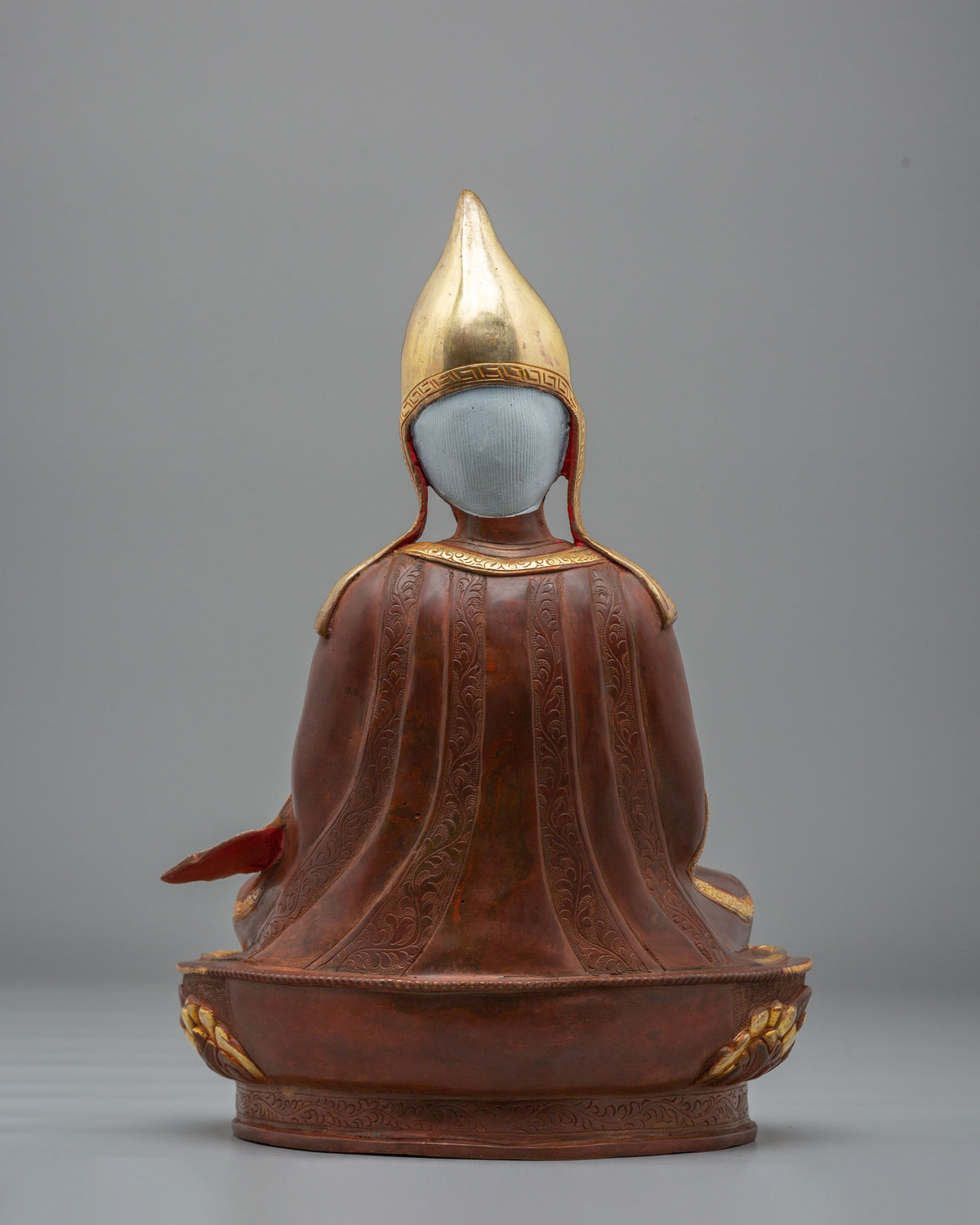Tsongkhapa Buddhist Sculpture Set | Gelug Buddhist Masters