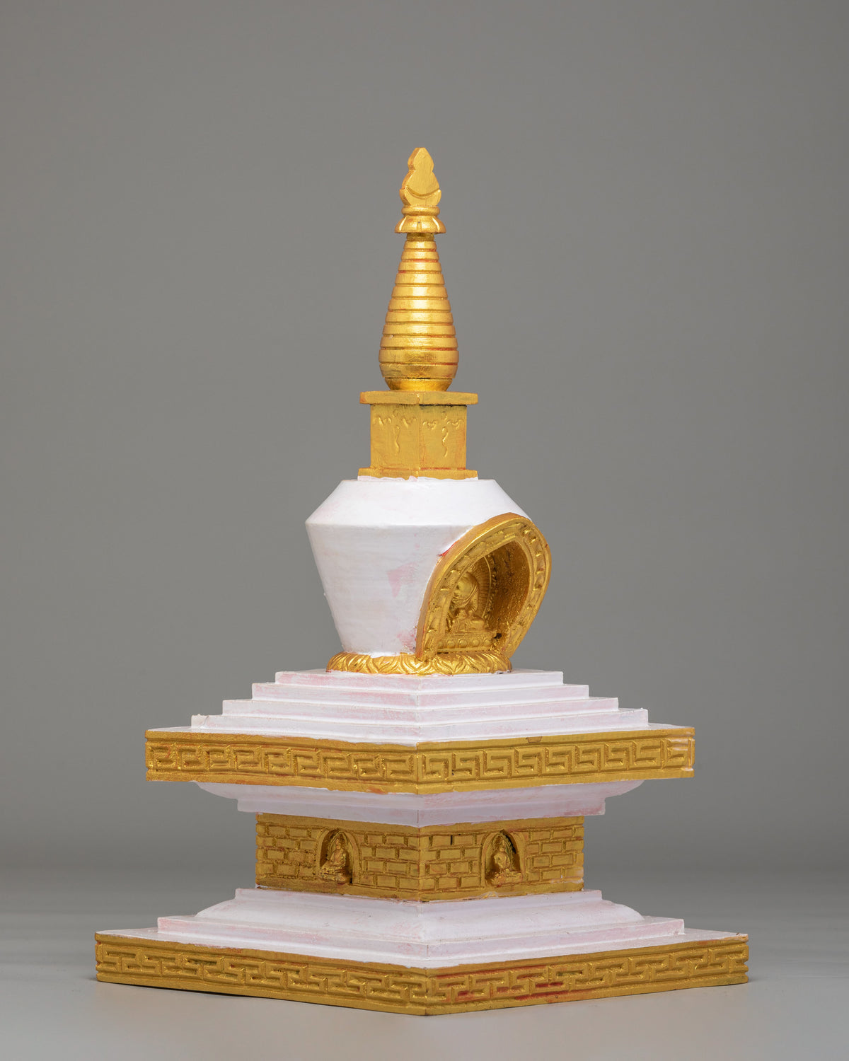 Buddhist Enlightenment Stupa for Altar | Sacred Tibetan Spiritual Art