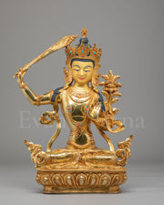 Himalayan Buddhist Manjushri Sculpture
