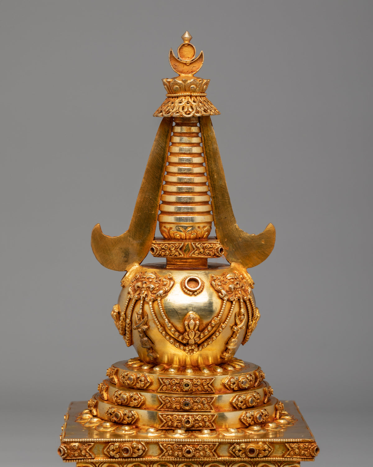 Handmade Buddhist Namgyal Chorten Stupa | Spiritual Home Decor