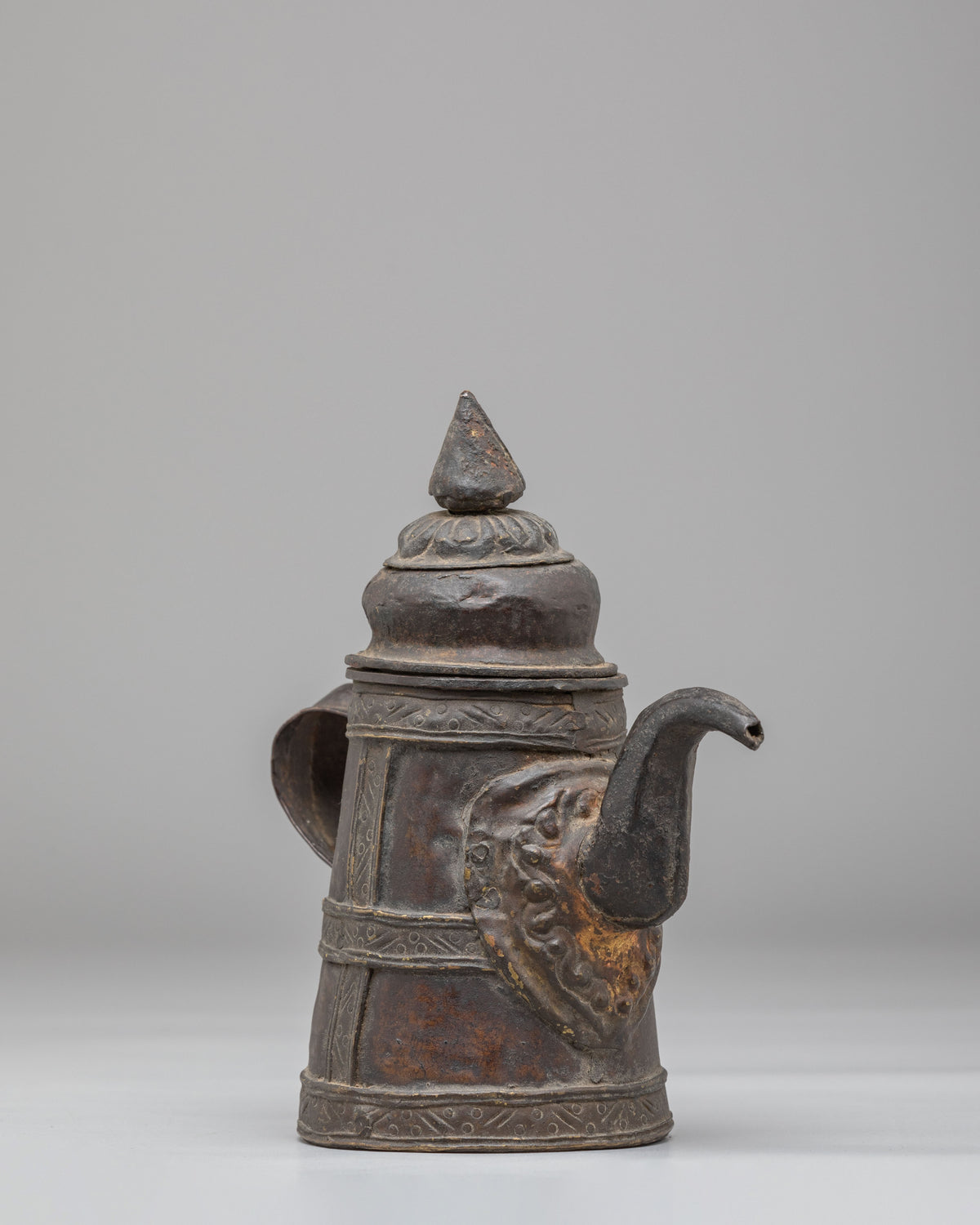 Himalayan Altar Tea Pot | Buddhist Ritual Offering Teapot