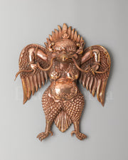 Garuda Wall Hanging for Shrine Decor | Handcrafted Spiritual Decor