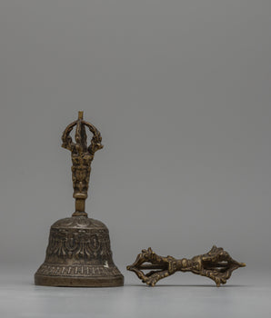 Traditional Brass Vajra & Bell 